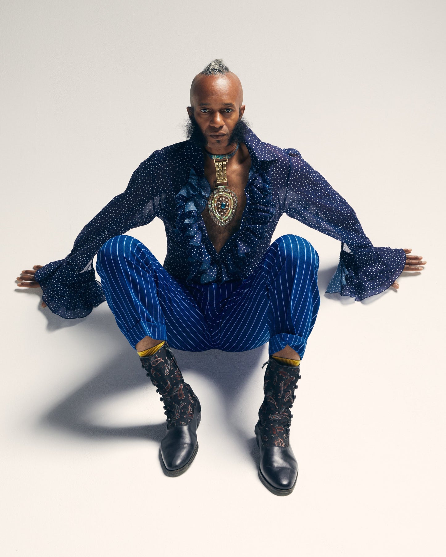 Funky Button Up from WJBP Photoshoots and 2022 Tour