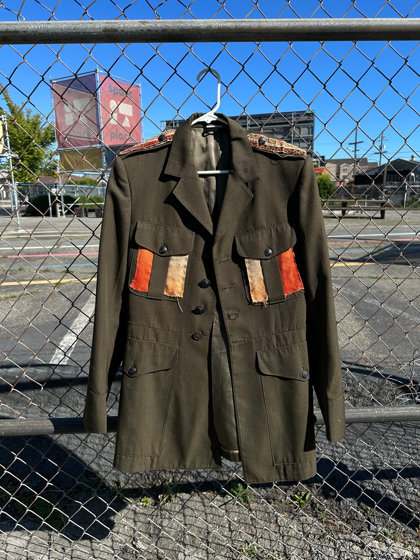 Upcycled Military Jacket
