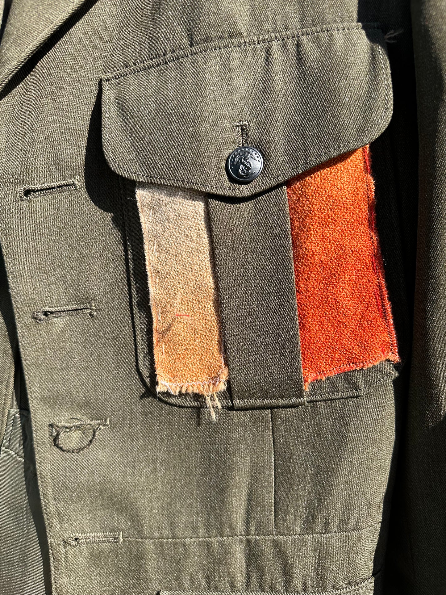 Upcycled Military Jacket