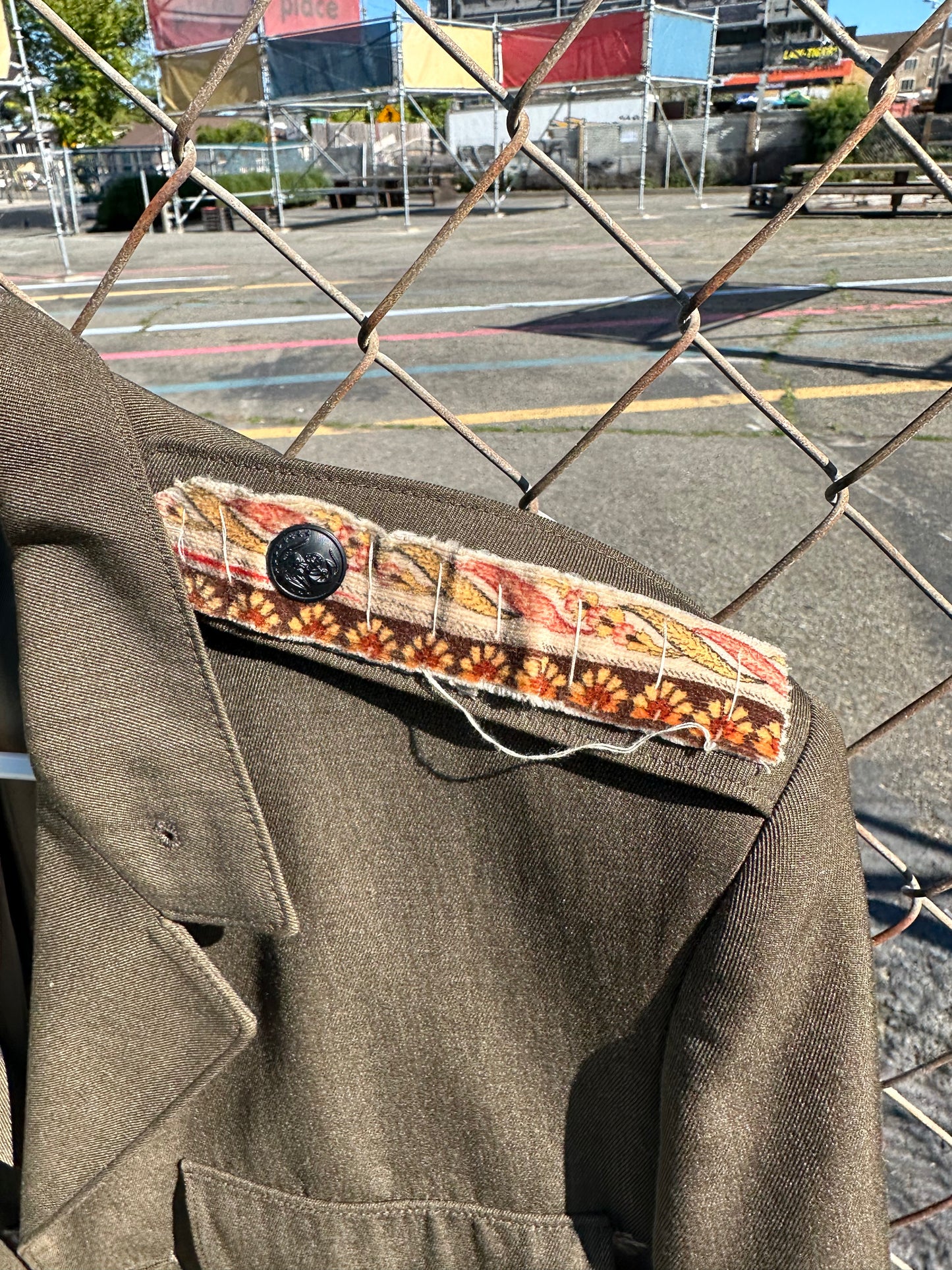 Upcycled Military Jacket