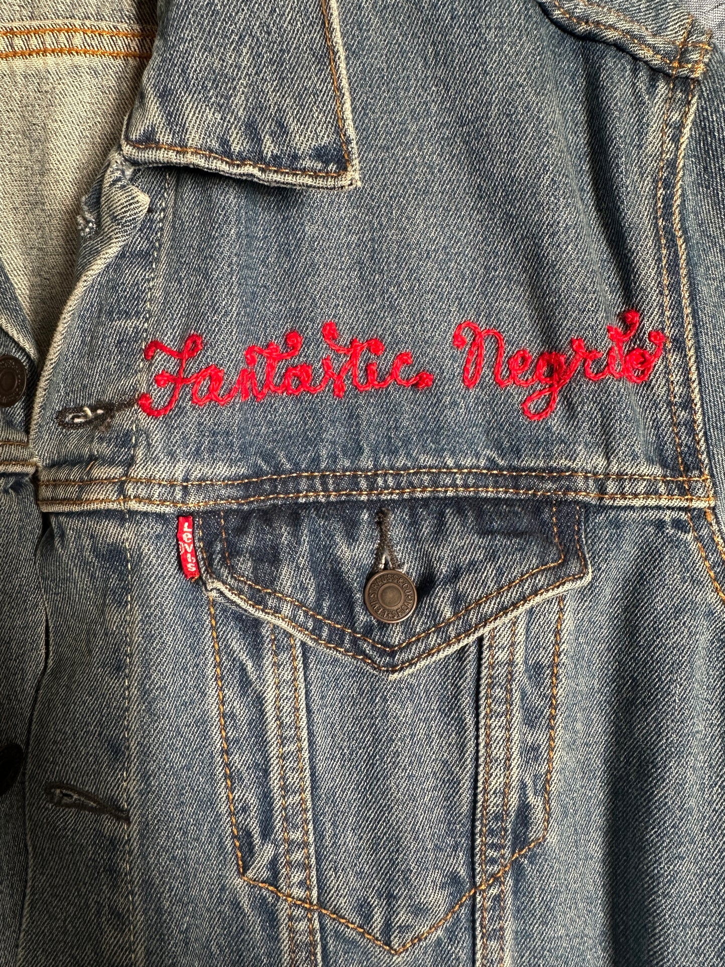 Custom Fantastic Negrito Denim Jacket