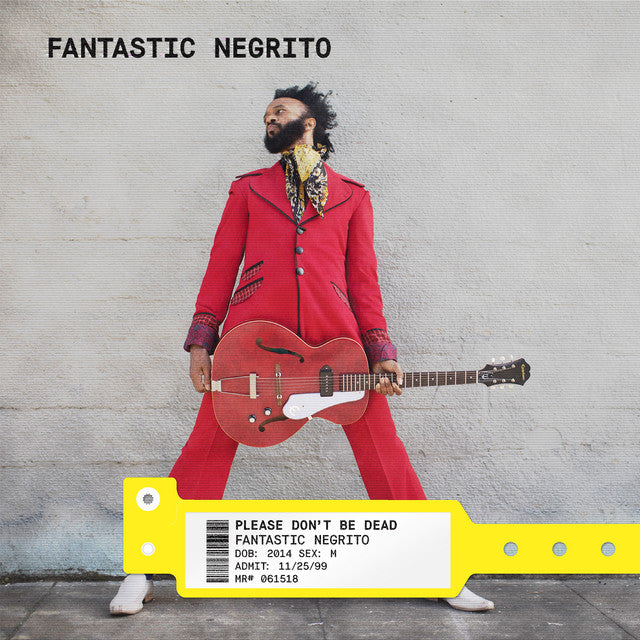 Please Don't Be Dead Album Cover Suit