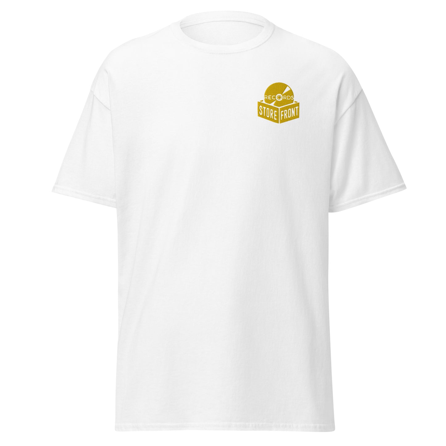 EMBROIDERED STOREFRONT RECORDS TEE