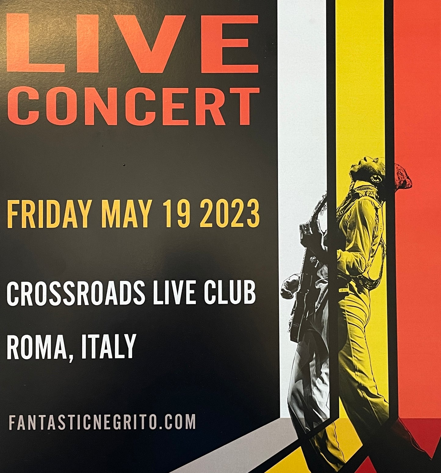 2023 Tour Poster - Roma, Italy