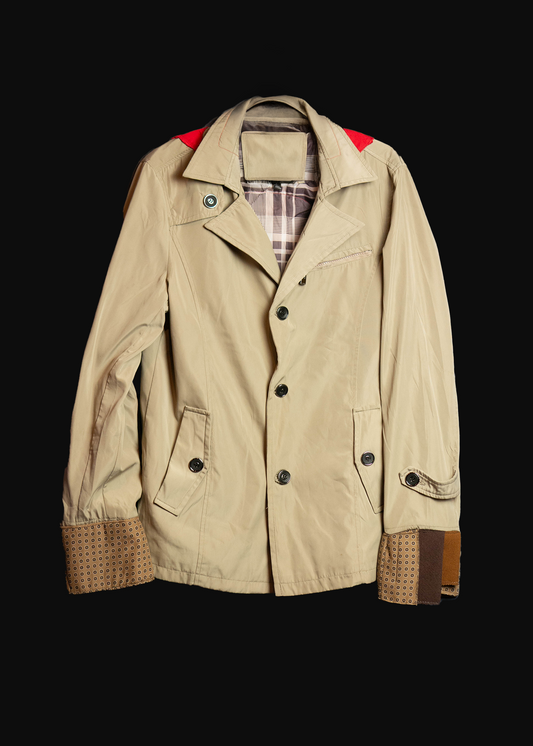 Hand Picked Floral Trench-Coat (Tan)